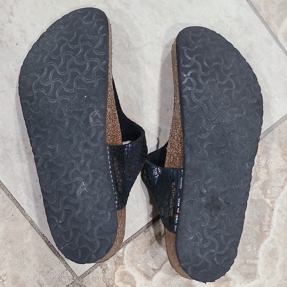 Birkenstock Black and Iridescent Sandals - Picture 7 of 8